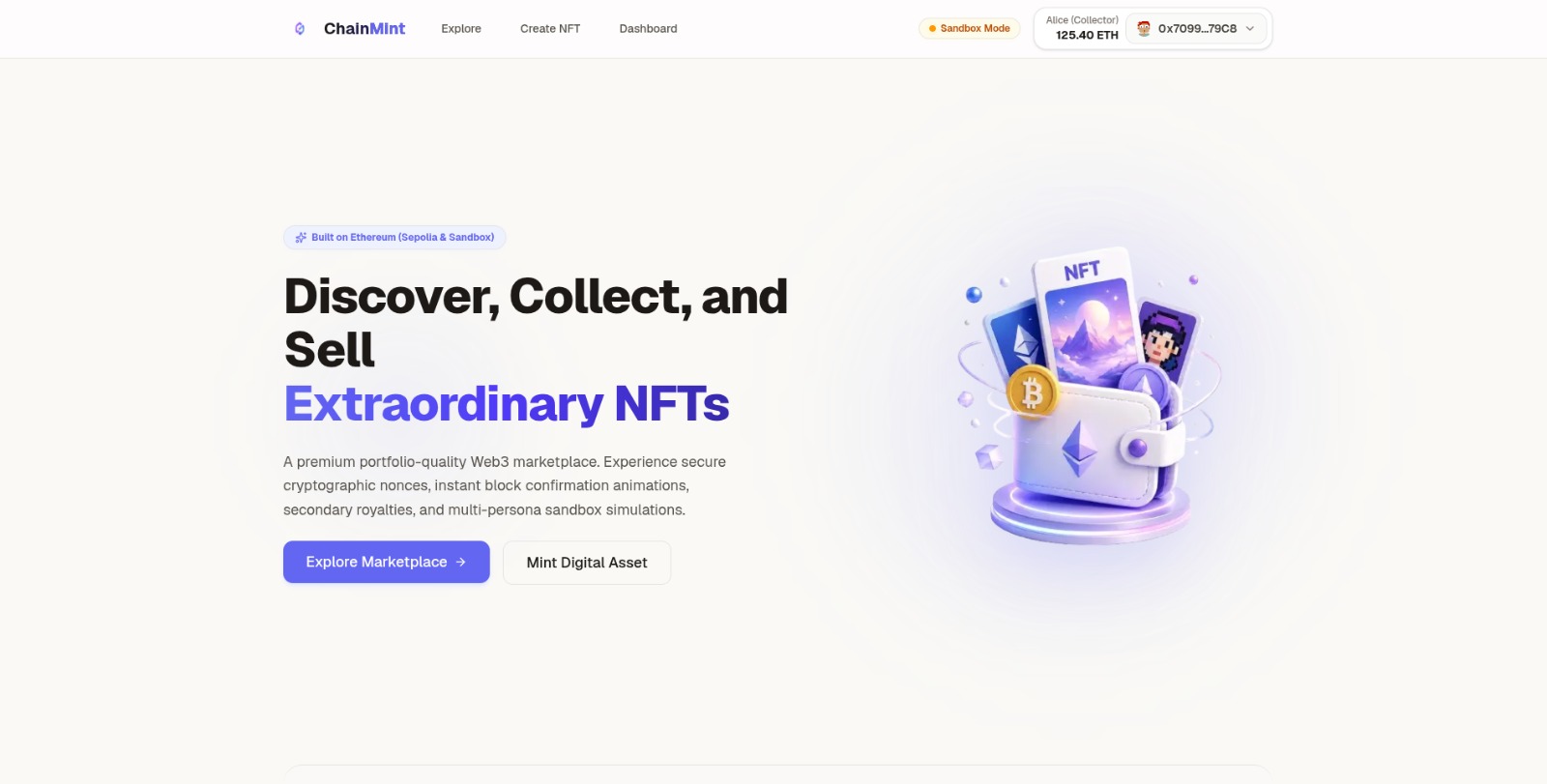 ChainMint NFT Marketplace