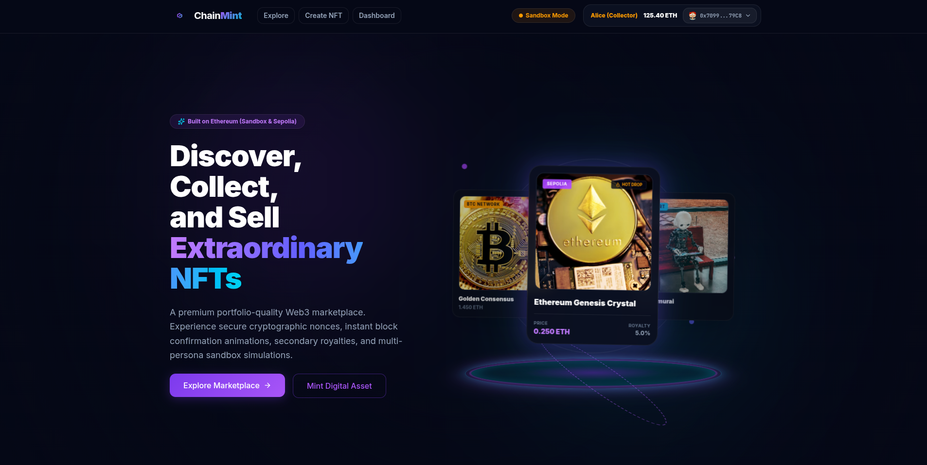 ChainMint NFT Marketplace